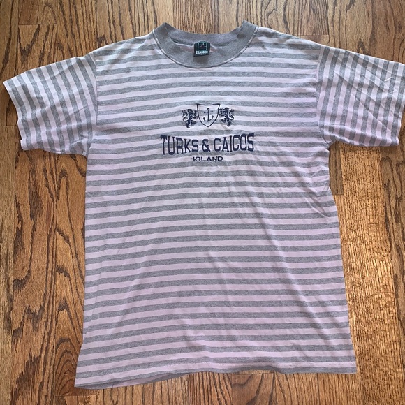 VINTAGE Turks & Caicos T-shirt - Picture 1 of 4